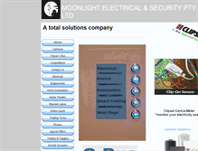 Tablet Screenshot of moonsecurity.com.au